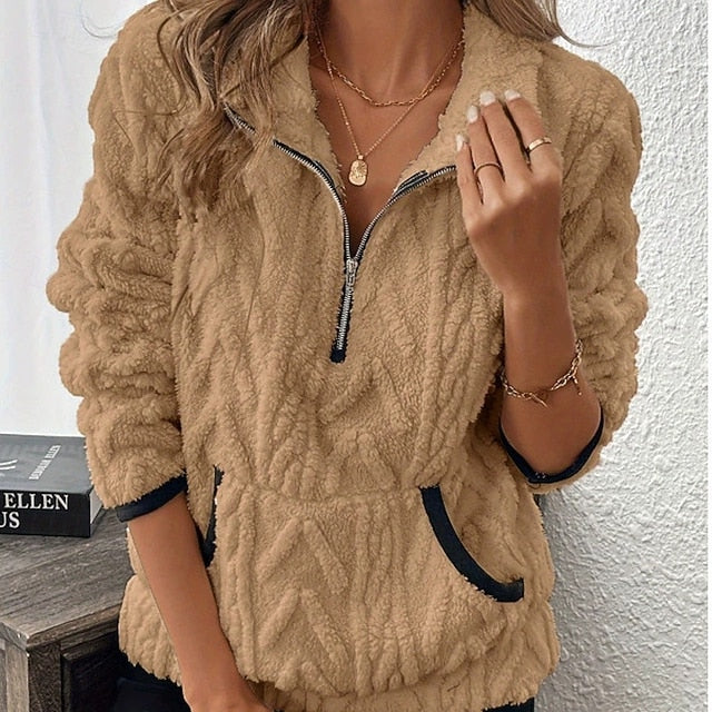 Morena™ - Maglione invernale con zip