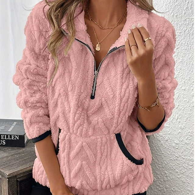 Morena™ - Maglione invernale con zip